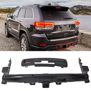 twdret trailer hitch receiver and bezel for 2011-2020 jeep grand cherokee replacement for part # 82212180ac
