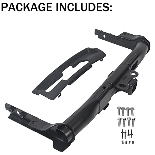 TWDRET Trailer Hitch Receiver and Bezel for 2011-2020 Jeep Grand Cherokee Replacement for Part # 82212180AC