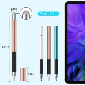 Stylus Pen for iPad (3 Pcs), Universal Stylus with High Sensitivity Disc & Fiber Tip, Compatible with iPad, iPhone, Android and Other Capacitive Touch Screens