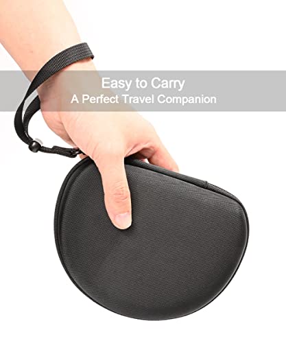 RAIACE Hard Storage Case Compatible with Sony MDRZX110NC & MDRZX110AP Noise Cancelling Headphones. (Case Only) - Black(Black Lining)