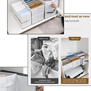 3 Pack- Sock Drawer Organizer Divider Fabric Foldable Drawer Organizers For clothing, sock and underwear organizer With Different Small Cells.