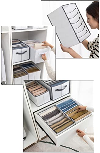 3 Pack- Sock Drawer Organizer Divider Fabric Foldable Drawer Organizers For clothing, sock and underwear organizer With Different Small Cells.