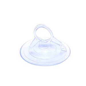 Jorzer Clear Suction Cups Plastic Sucker with Loops PVC Suction Hook for Wedding Car Balloon Decor 10PCS 3.5cm Suction Cups