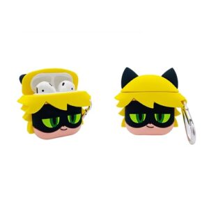 zag store - miraculous ladybug - airpods case super heroes cat noir airpods case