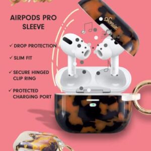 Sonix Brown Tort Case for Airpods Pro + Brown Tort, Confetti (2-Pack) Cases for AirTags