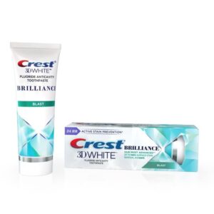 crest 3d white brilliance blast teeth whitening toothpaste, 3.9 oz