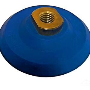 4 Rubber Backer Pad Hook and Loop Backing Pad for Angle Grinder Polishing Pads Blue