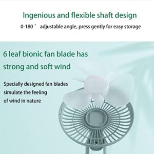 Dalontun Desk Fan Table Shaking Fan Air Circulator Home Office 3 Speed Battery Operated 7 Inch Clip Bedroom Cooling JP-ytts 0