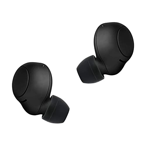 Rieyuf 3 Pairs Replacement Ear Tips Earbuds Eartips Ear Cap Ear Bud Tip Compatible for Sony WF-1000XM4,Powerbeats Pro, BeatsX & Other Inner Hole 3.8mm-4.2mm Earbud in-Ear Headphones, Black (Small)