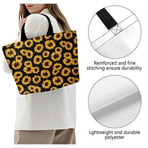 OMXNAQZ Tote Bag Shoulder Bag School Sunflower Tote Bags Large Capacity Grocery Bag Lightweight Reusable Convenient Beach bags women Shopping Bag Gift