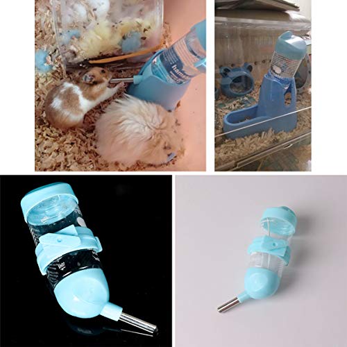 3 in 1 Hamster Water Bottle + Flying Saucer Exercise Wheel for Dwarf Hamster Mouse Rat Hedgehog