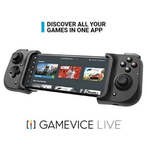 Gamevice for Android - Mobile Gaming Controller / Gamepad for Android USB-C: Now fits Samsung S21/S22/S23 ULTRA - Includes 1 month Xbox Game Pass Ultimate, Play Xbox Cloud Gaming, Amazon Luna, Google Stadia – Passthrough Charging