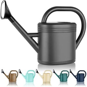 1 gallon watering can for indoor plants, garden watering cans outdoor plant house flower, large long spout with sprinkler head