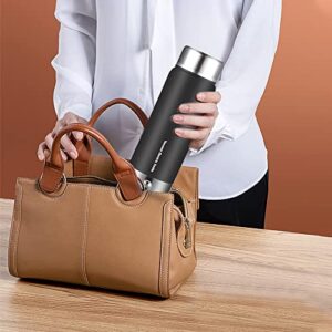 Vacuum Travel Electric Kettle, Portable Mini Heating Cup, Long-lasting thermal Mug, Double Layer Stainless Steel Thermos, 110V/300W 300ml Insulated Mug, One-key Start, Auto Power Off, Easy to Clean