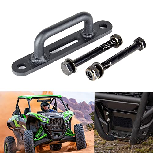 Goldfire Teryx KRX 1000 Accessories, UTV Front Rear Tow Hook Compatible with 2020 2021 Kawasaki Teryx KRX 1000, Replace OEM # 99994-1315 (Black)