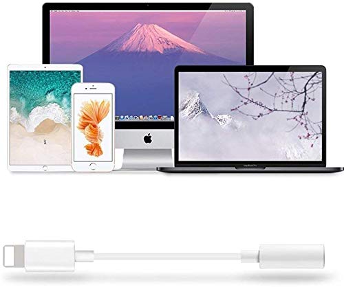 (Apple MFi Certified) Lightning to 3.5mm Headphone Jack Adapter, 3 Pack iPhone to 3.5mm Audio Aux Jack Adapter Dongle Cable Converter Compatible with iPhone 13 12 11 Pro XR XS Max X 8 7 iPad