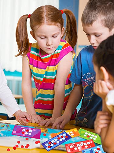 136 Pieces Sound Box Mats and Chips Set 36 Pieces Dry Erase Mats and 100 Pieces Chips, Phonemic Awareness Reading Games Supplies for Teacher Classroom Reading Writing Materials (136 Pieces)