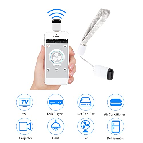 Android Mobile Phone Infrared Controller, Mobile Phone IR Remote Controller Smart Phone APP Universal for Fan for Refrigerator for Set-Top-Box for Android(Micro USB Mobile Phone Dedicated)