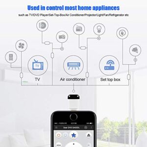 Android Mobile Phone Infrared Controller, Mobile Phone IR Remote Controller Smart Phone APP Universal for Fan for Refrigerator for Set-Top-Box for Android(Micro USB Mobile Phone Dedicated)