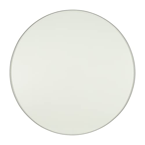 Pro Safe Glass Pro Safe 29'' Round Tempered Clear Glass Table Top - 3/8'' Thick with Flat Polish Edge