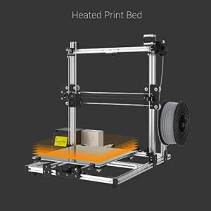 3IDEA Imagine Create Print Crazy3DPrint CZ-300 3D Printer - with Heated Print Bed, Aluminum DIY Kit, Large Build Area of 300x300x300mm