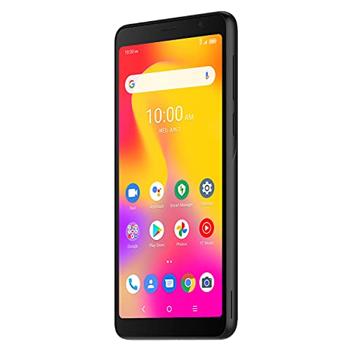 TCL A30 Unlocked Smartphone with 5.5" HD+ Display, 8MP Rear Camera, 32GB+3GB RAM, 3000mAh Battery, Android 11, Prime Black (Renewed)
