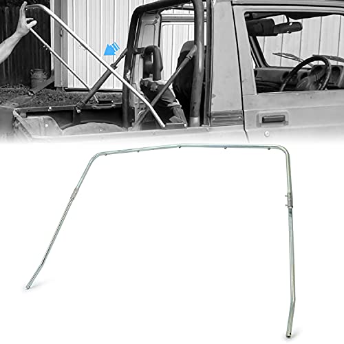 HECASA New Soft Top Supports Bow Compatible with 1986-1995 Suzuki Samurai Steel 3 Piece