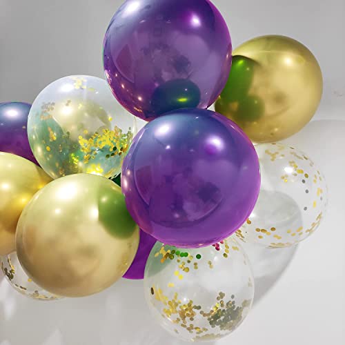 Graduation Party Decorations Purple Gold NYU 2023 Purple Gold Balloons Birthday Party Decorations Women Purple Gold/Class of 2023 Graduation Party Supplies/ISU Balloons 45pcs Wedding