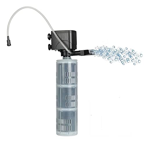 AQUA-ATL 480 GPH Aquarium Submersible Internal Filter for (Up to 160 Gallon) Fish and Turtle Tank Pond (480 GPH Filter)