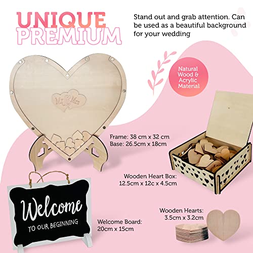 Wedding Guest Book Alternative - Personalized Heart Guest Book, Rustic Wedding Guest Book, Heart Drop Wedding Reception, Heart Frame Wedding Guest Book, Wooden Drop Box, Guest Book Sign