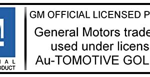 Au-Tomotive Gold, Inc. Class III Trailer Hitch Plug for Chevrolet Black Logo (Chrome on Brushed)