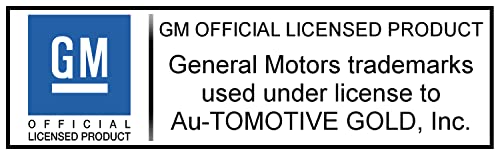 Au-Tomotive Gold, Inc. Class III Trailer Hitch Plug for Chevrolet Black Logo (Chrome on Brushed)