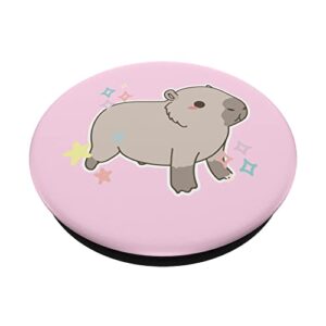 Kawaii Adorable Capybara PopSockets Swappable PopGrip