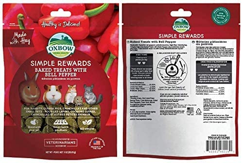 Simple Rewards, All Natural Baked Treats Combo Variety Pack- 4 Flavors ( Cranberry, Apple & Banana, Bell Pepper, Carrot & Dill) 3 Ounce Resealable Pack