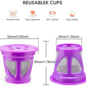 12pcs Reusable K Cups for Keurig Supreme and K Supreme Plus,12 Refillable Kcups Coffee Filters for Keurig K Supreme