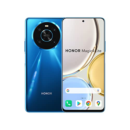 Honor Magic4 Lite 4G Dual-SIM 128GB ROM + 6GB RAM (GSM only | NO CDMA) Factory Unlocked 4G Smartphone (Midnight Black) - International Version