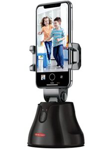 doohickey cameraman rotating 360° smart phone holder face and object tracking recognition vertical and horizontal shot, compatible with phone dimensions 2.2 - 3.9 inches