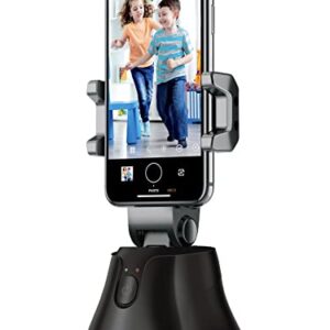 Doohickey Cameraman Rotating 360° Smart Phone Holder Face and Object Tracking Recognition Vertical and Horizontal Shot, Compatible with Phone Dimensions 2.2 - 3.9 Inches