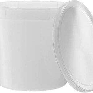 Nicole Fantini Deli Containers with Lids 86oz. Leakproof 20 Sets BPA-Free Plastic Food Storage Cups Clear Airtight Takeout Container Heavy-Duty, Microwaveable Freezer Safe Disposable/Reusable