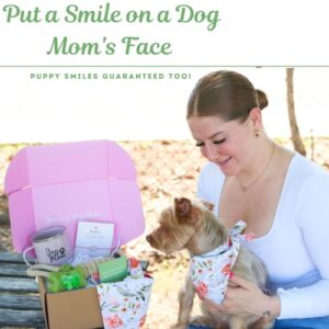 Dog Mom Gifts for Women - Adorable Gift Box for Dog Lovers Congratulate a Dog Mom Gift Basket - 6 Gifts Included - Dog Birthday Present - Puppy Gifts for New Dog Owner