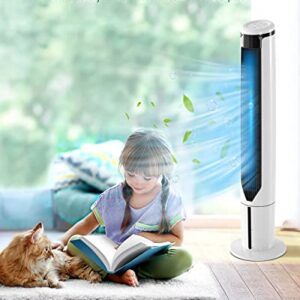 ARLIME Portable Air Conditioner, Evaporative Tower Cooling Fan with Remote, 70° Oscillation, 3 Speeds & 9-Hour Timer, Swamp Cooler with 4 Ice Packs, Tower Cooler Air Cooler for Room Home Office, 41In