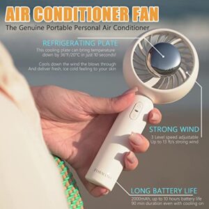 Formano Air Conditioner Fan – The GENUINE Portable Ice Cooling Refrigerating Pad Handheld Cooling Fan That Blows Cold Air