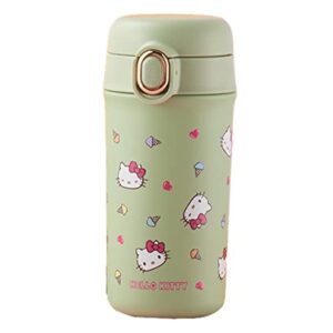 Everyday Delights Sanrio Hello Kitty Stainless Steel Insulated Water Bottle 350ml (Green)