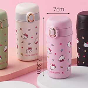 Everyday Delights Sanrio Hello Kitty Stainless Steel Insulated Water Bottle 350ml (Green)