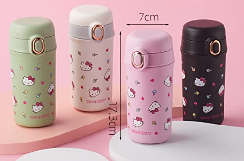 Everyday Delights Sanrio Hello Kitty Stainless Steel Insulated Water Bottle 350ml (Green)