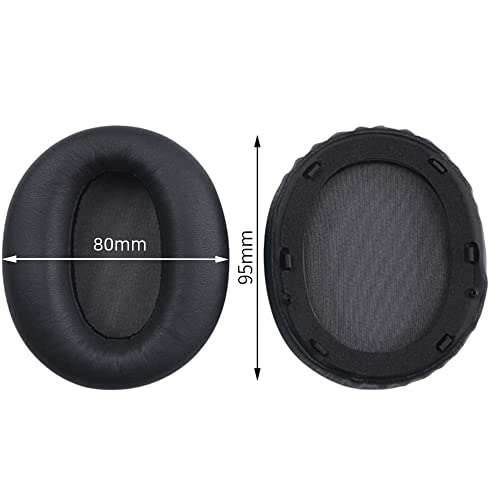 W820NB Replacement Earpads Ear Pad Cushion Cover Compatible with Edifier W820NB Hybrid Active Noise Cancelling Wireless Over-Ear Headphones (Titanium)