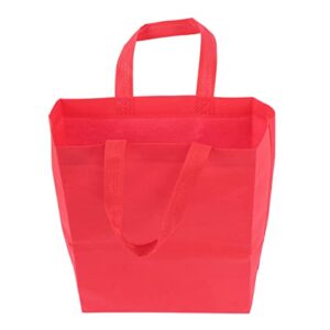 Lot45 Bulk Reusable Bags with Handles - 12pk Cloth Gift Bags 13.6 x 9.8in Reusable Grocery Bags Foldable Tote Bag Set