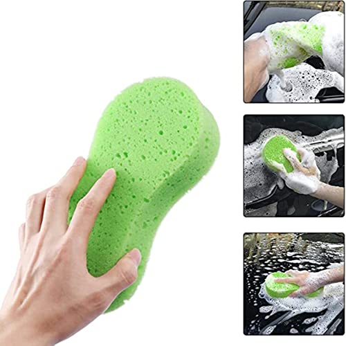 AISIBO 5 Pack Car Wash Sponge Set, Multi-Functional Thick Foam Scrubber Kit, High Foam Cleaning Washing Sponge Pad for Car, Kitchen, Bathroom