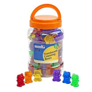excellerations translucent bears - 72 pieces
