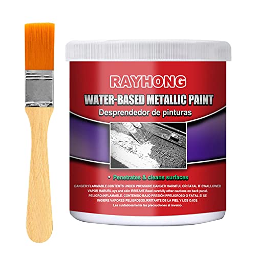 2PCS Rust Paint, Rust Preventive Coating, Water-Based Metal Rust Remover, Car Rust Remover Paste, Multi Purpose Anti-Rust Rust Remover Repair Protect, Rust Proofing Protection for Truck Mower Car